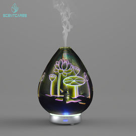 Office Ultrasonic 14 Hours 3d Glass Aroma Diffuser